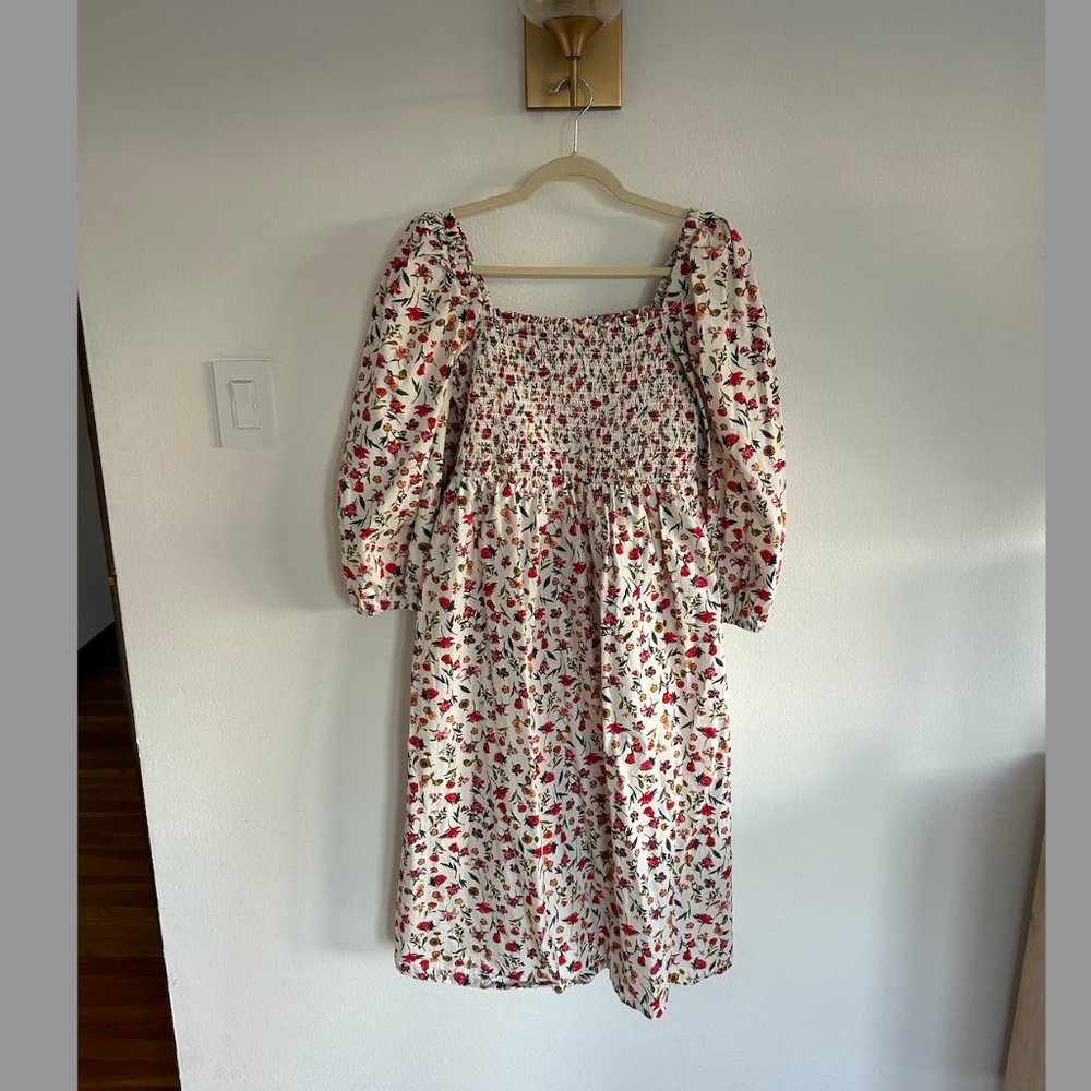 J.Crew cute print poplin sundress size L